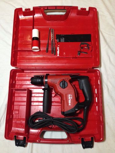 Hilti TE 7 Rotary Hammer Drill w/3 bits