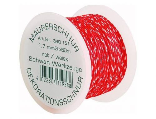 SCHWAN - 50 Metre BRAIDED POLYPROPYLENE BUIDERS LINE ON SPOOL