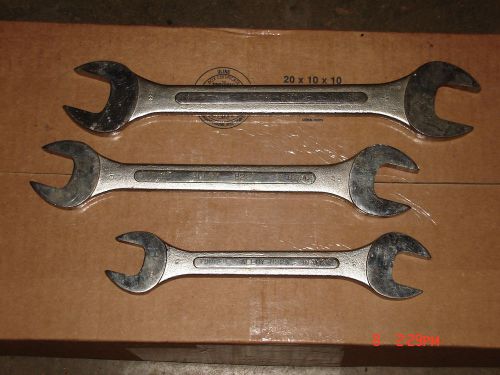 Craftsman Larger Sizes Metric Open End Wrench Set