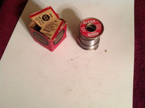 Vintage Kester Solder Roll Plastic Rosin Core Almost A Full Roll