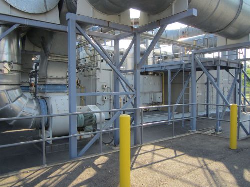 2002 44KCFM Munters Zeolite Rotor Concentrator RTO recuperative thermal oxidizer