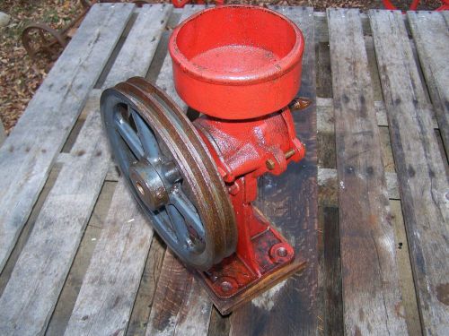 Original Cast Iron CORN GRINDER Grist Burr Mill Hit Miss Gas Engine Steam Oiler