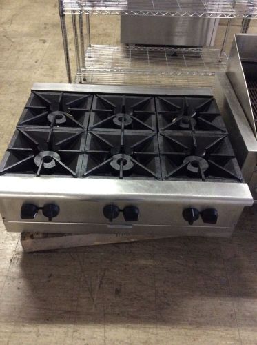 SouthBend HDQ-36 Counter Top Six Burner Range