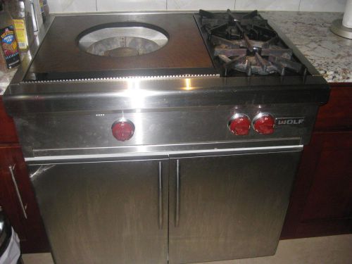 36&#034; Wolf Range 3 Burner