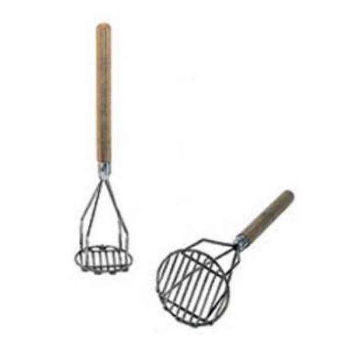 NEW Update International (PMRD-24) - 24&#034; Nickel-Plated Round Masher