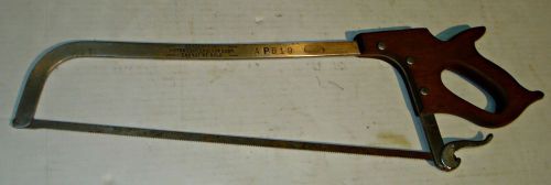 Vintage Butcher Saw Pittsburg Erie Meat Tool Processors Deer Game Hunting