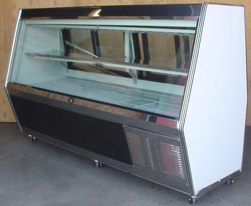 NICE MARC MDL 8 GLASS FRONT MERCHANDISER MEAT DELI COLD FOODS DISPLAY CASE