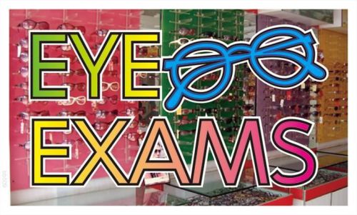 Bb509 eyes exam glasses shop banner sign for sale