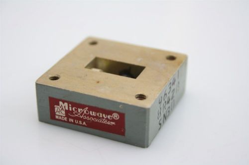 Microwave Associates RF Microwave Flange Isolator WR62 UBR SQ-Cover