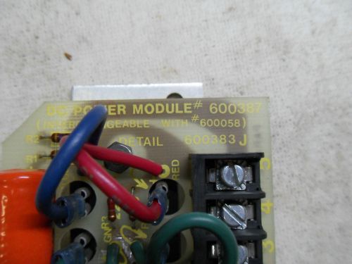 (G1-6) 1 PARAMETRICS 600387 POWER MODULE DC