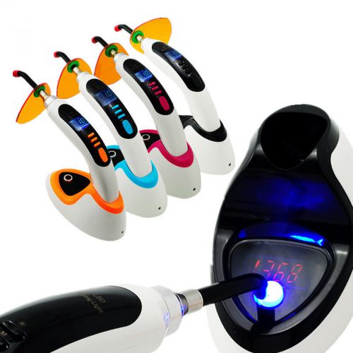 Digital wireless dental led curing light lamp 1200w+ light meter + whitening for sale