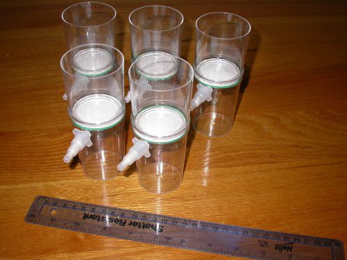 Nalgene Filterware 115ml 8MC Pore Size 45uM #380-0080, Lot of 5 Filters