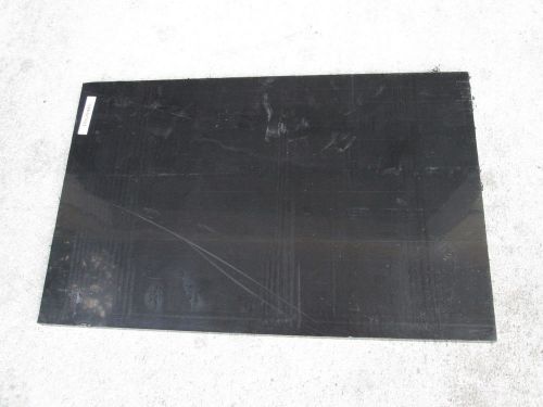 Polypropylene Impact Copolymer Black Plastic Sheet 1/2&#034; x 12&#034; x 19&#034; N00M-00 UHMW