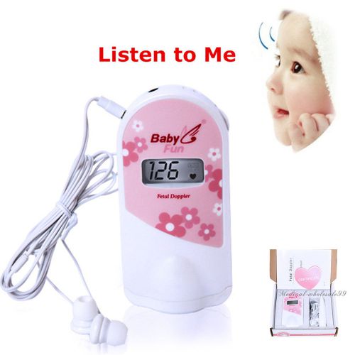 2.5MHz Ultrasonic Fetal Doppler Fetal Heart Monitor LCD display Fetal Heart Rate