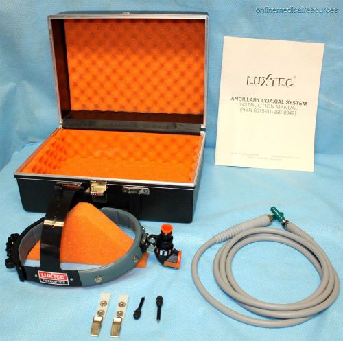 LUXTEC Minilux Fiberoptic Surgical Headlight Light Cable ACMI Port NOS