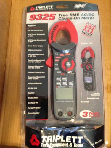 Triplett #9325 True RMS AC/DC Clamp-On Meter