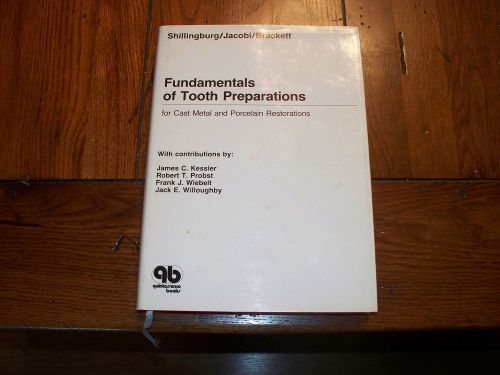 FUNDAMENTALS OF TOOTH PREPARATIONS FOR CAST &amp; PORCELAIN RESTORATIONS