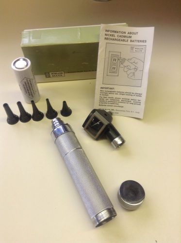 Welch Allyn 3.5v Halogen Diagnostic Fiber-Optic Otoscope Model 25000