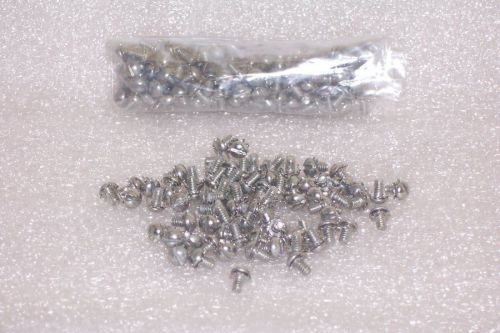 300pcs #4-40 x 5/32&#034; Round Head Slotted Machine Screw with Star Lock Washer