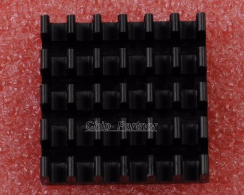 10PCS Heat Sink Black 20x20x6mm IC Heat Sink Aluminum 20*20*6MM