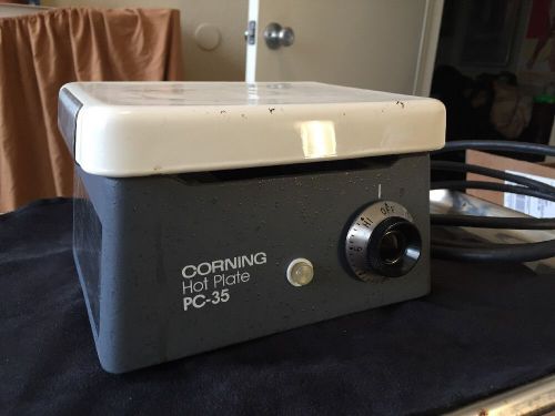 Corning Glass Works PC-35 Laboratory Ceramic Hot Plate Hotplate - Gray