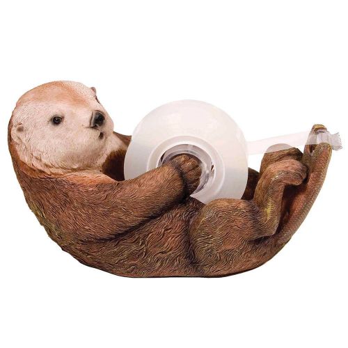 Adorable Resin Otter Tape Dispenser