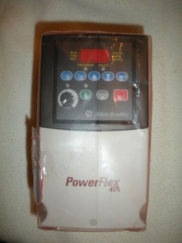 New allen bradley 22b-d6p0n104 /a powerflex 40 ac drive 480v ac 3hp 6a for sale