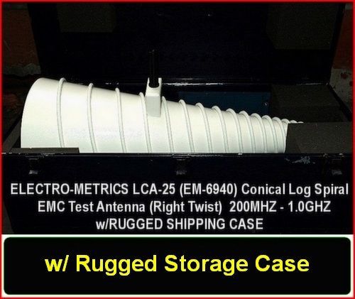 ELECTRO-METRICS LCA-25 EMC TEST ANTENNA