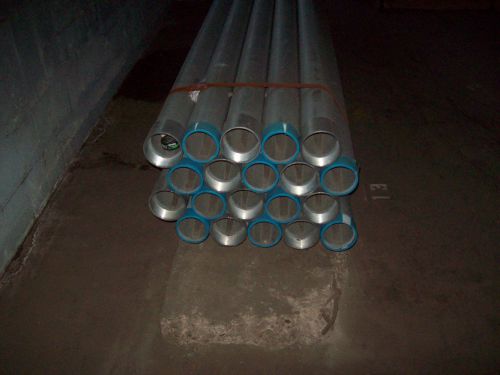 NEW LOT OF 20 RIGID GALVINIZED CONDUIT 10&#039; LONG 4&#034; DIAMETER FITTY