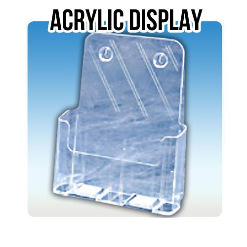 Lot of 6 Acrylic Magazine-Literature-Brochure Flyer Holder Counter 8x11