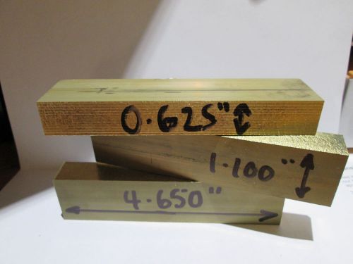 Brass flat bar stock 360 half hard