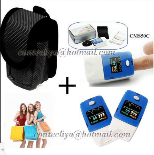 CE FDA US Seller!1.1&#039;pulse oximeter pulse oxygen saturation SPO2,PR monitor+case