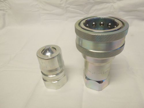 1&#034; Hydraulic Coupler Set - ISO 7241 &#039;B&#039;