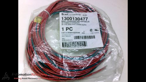 BRAD CONNECTIVITY 1R5004A24F200 CORDSET 5 POLE FEMALE STRAIGHT 20 FEET, NEW