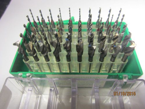 50 micro carbide drills /watchmakers, machinists/gunsmiths #57 to #1 for sale