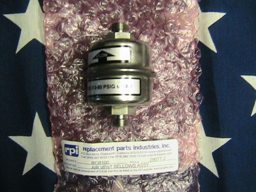 RPI Midmark Autoclave Air Vent Bellows Assembly