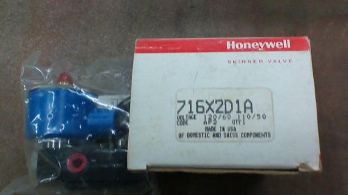 Honeywell 716x2d1a solenoid skinner valve 110/120vac coil             0c for sale