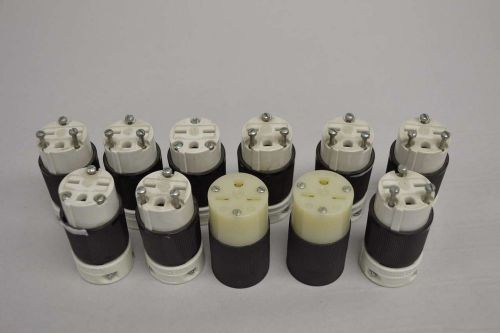 LOT 11 NEW WOODHEAD ASSORTED 891L 5669C 15A AMP 250V-AC 3WIRE RECEPTACLE D366267