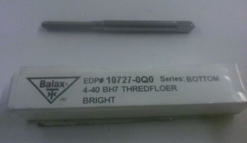 BALAX Bottoming Thread Forming Tap #4-40 BH7 thredfloer. Bright. CNC 10727-0Q0