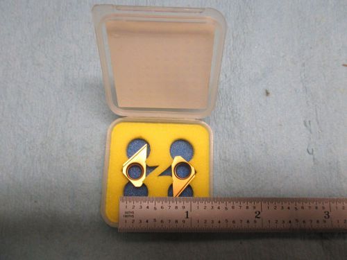 2 PCS. ISCAR INSERTS XCGT 090300 45DT IC508 MACHINIST TOOLMAKER LATHE CNC SHOP