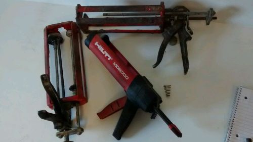 Hilti md200 epoxy gun plus two others