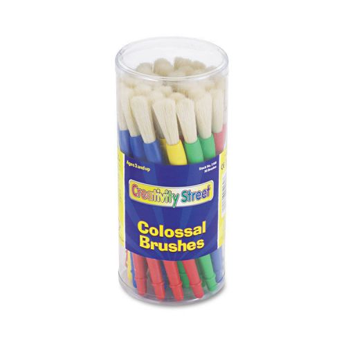 Colossal Brush Set, Natural Bristle, Round, 30/Set