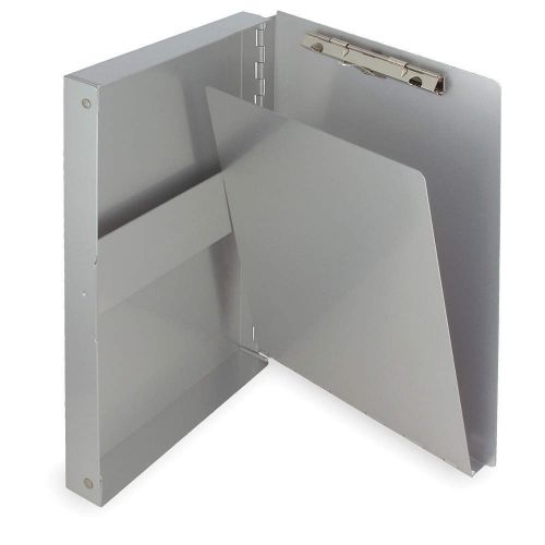 Portable storage clipboard, memo, silver 10507 for sale