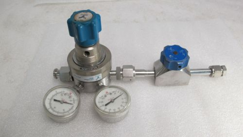 Veriflo corp. valve flow assembly w/ pressure gages for sale