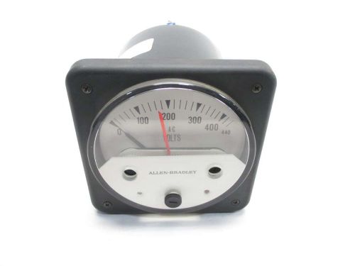 NEW CROMPTON 077-301A-SHSH-DG-C6-SM 0-440V-AC VOLT PANEL METER D492826