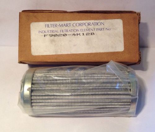 NEW FILTER MART FILTER ELEMENT F9020-4K12B HYDAC Part # 2062642 2060904