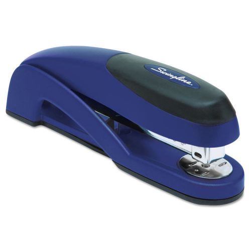 Optima Desk Stapler, 25-Sheet Capacity, Blue