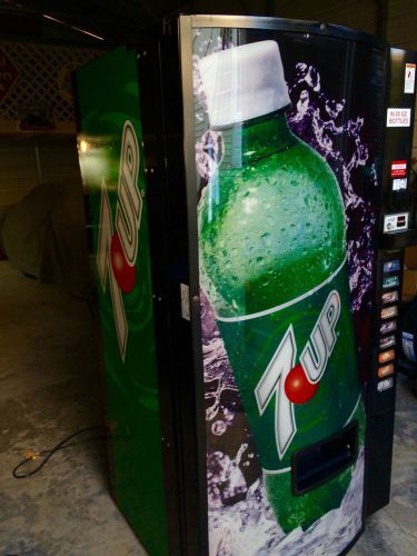 7up drink vending machine like new coke soda pepsi dixie narco 501e for sale