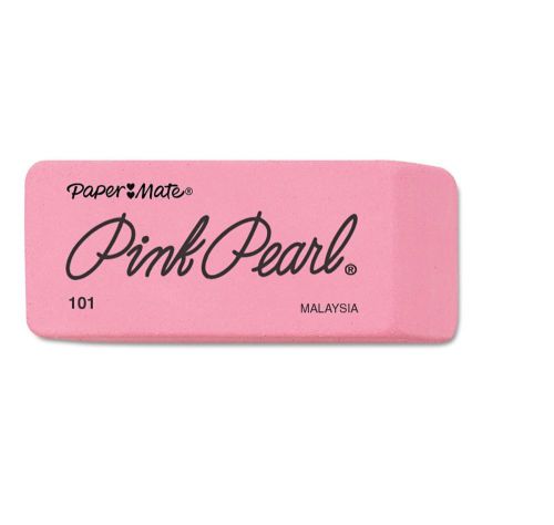 Paper mate pink pearl eraser large 12 per box pap70521 - brand new item for sale