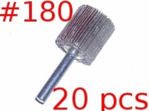 Mounted Flap Wheels 1&#034;x1&#034; x1/4&#034; mandrel #180 grit 20pcs